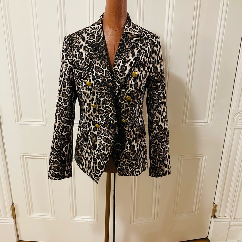 A.L.C. Leopard Blazer